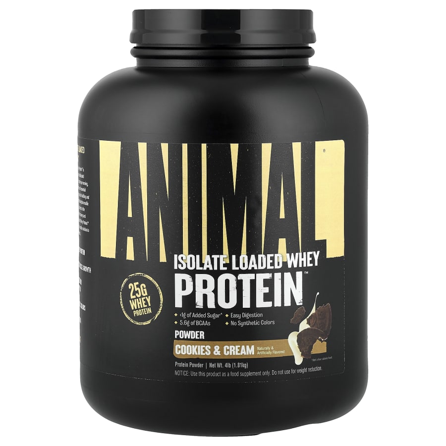 Animal Whey Protein Powder, Cookies & Cream, 4 lb (1.81 kg)