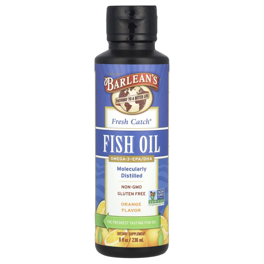 Barlean's Fresh Catch®, Fish Oil, Omega-3 EPA/DHA, Orange, 8 fl oz (236 ml)