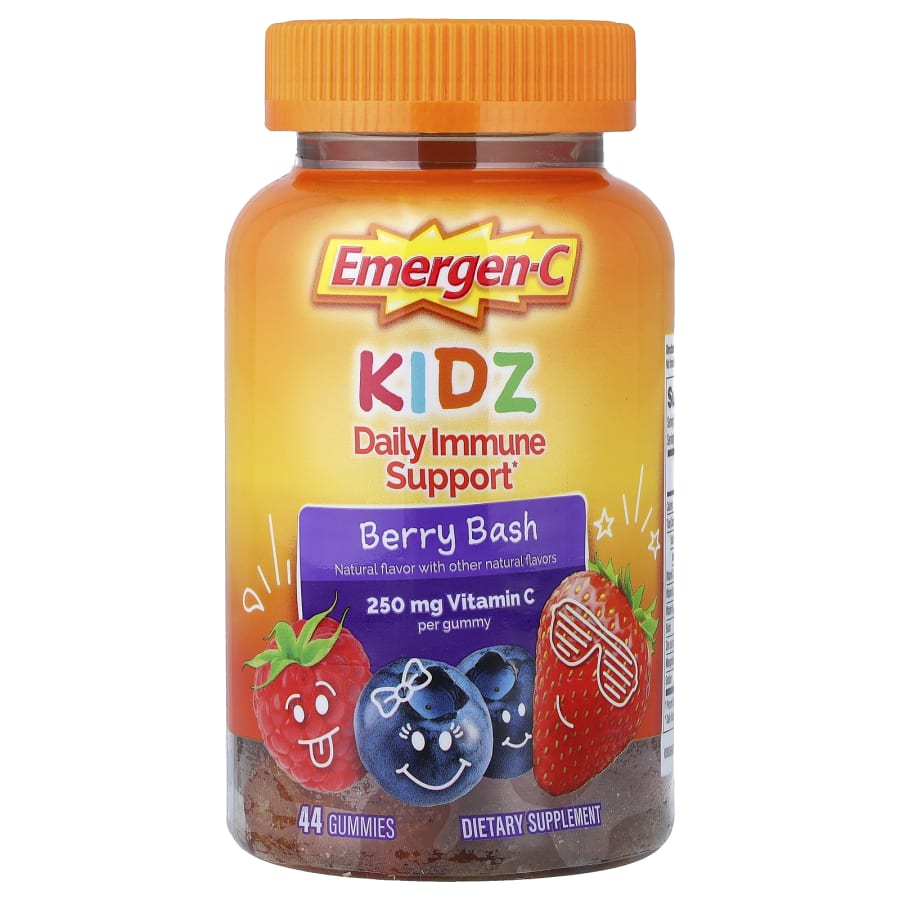 Emergen-C Kidz, Daily Immune Support Gummies, Berry Bash, 44 Gummies