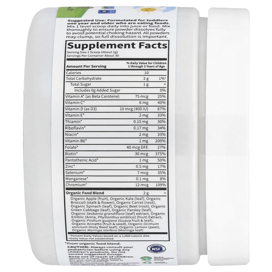Garden of Life Kids Multivitamin Powder, 2.11 oz (60 g), view 2