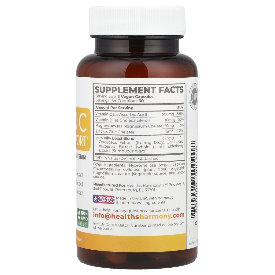 Healths Harmony Vitamin C Immune Support, 60 Capsules, view 2