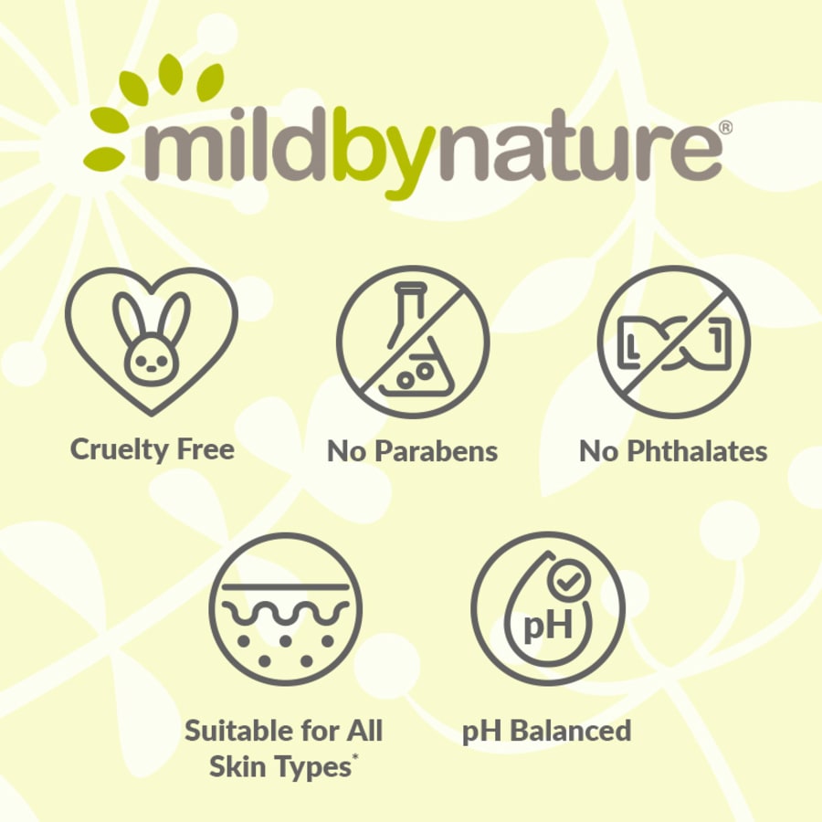 Mild By Nature Tear-Free Baby Shampoo & Body Wash, Peach, 12.85 fl oz (380 ml), view 4