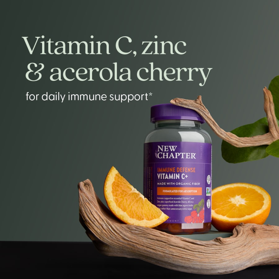New Chapter Immune Defense Vitamin C+, Citrus, 60 Gummies, view 4